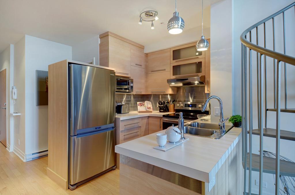 Appartement Les Immeubles Charlevoix - Le 1155 à Ville de Québec Chambre photo