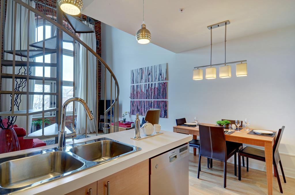 Appartement Les Immeubles Charlevoix - Le 1155 à Ville de Québec Chambre photo