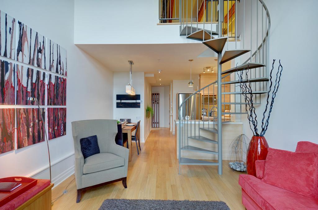 Appartement Les Immeubles Charlevoix - Le 1155 à Ville de Québec Chambre photo